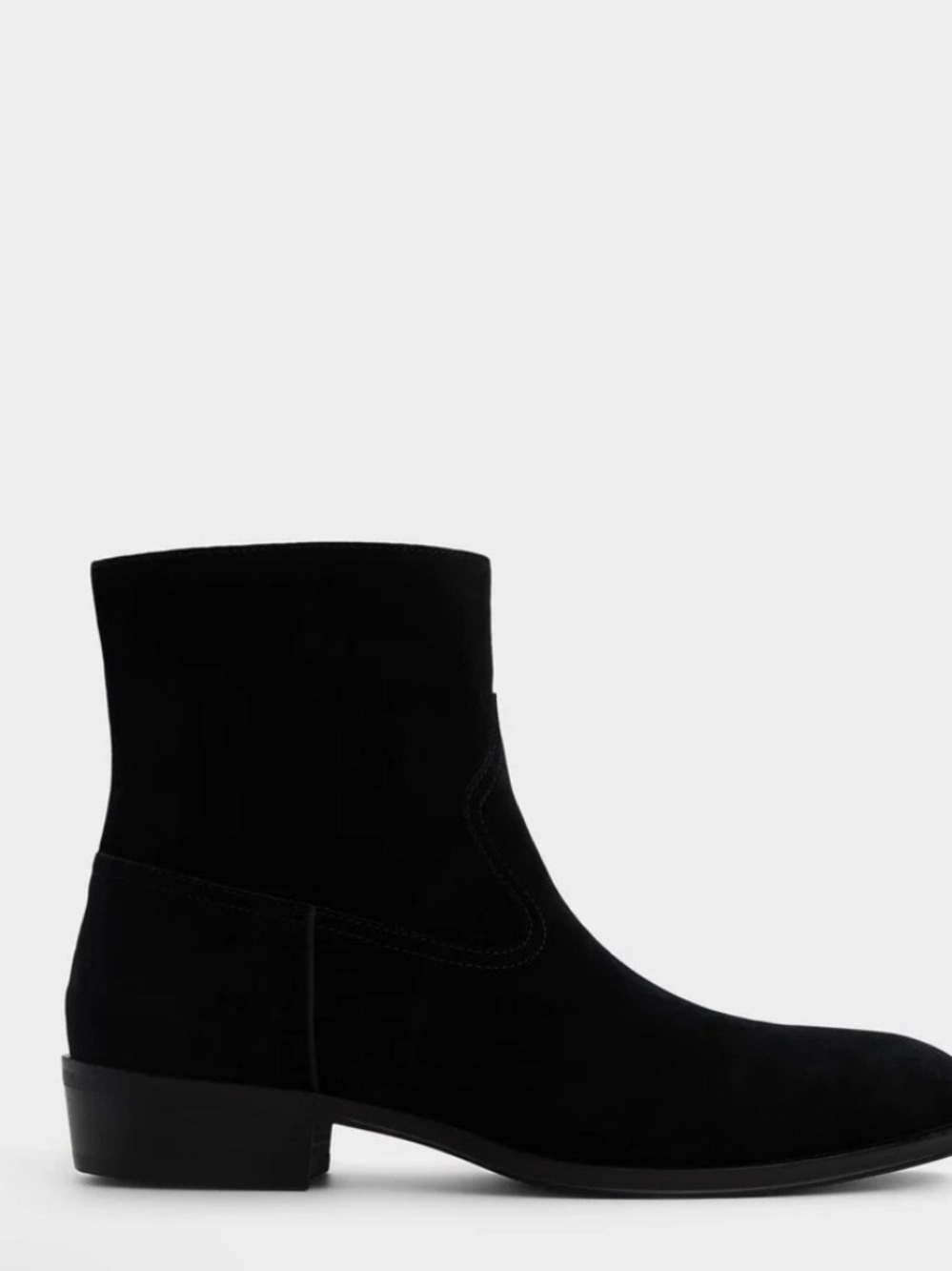 Aldo Men's Black Suede Ankle Boots